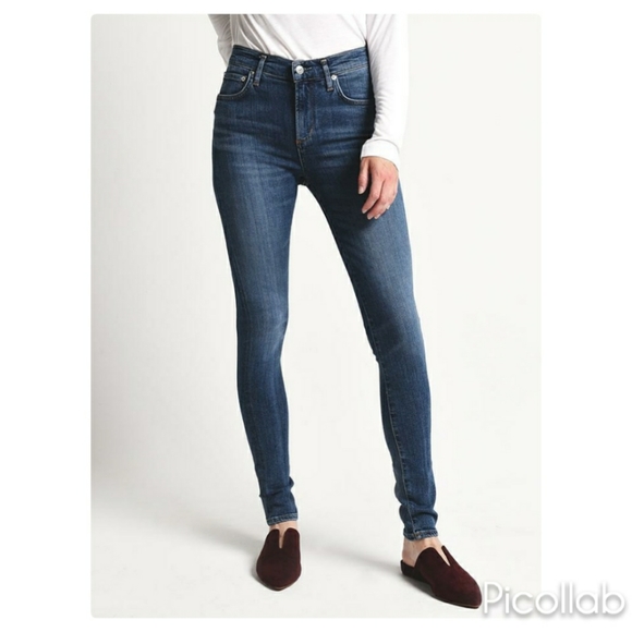 Agolde Roxanne Super High Rise Skinny Jeans - Picture 6 of 13